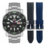 Relógio Orient F49ss014 P1sx Automático Preto F49ss Diver