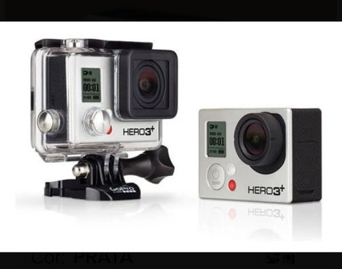 Gopro Hero 3+ Silver Edition Com 3 Baterias. 