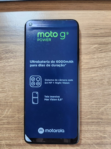 Moto G9 Power 6,8'' 128gb 4gb Ram Cor Verde-pacífico