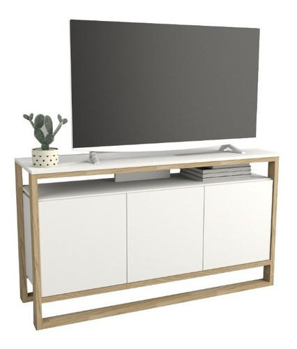 Rack Mesa De Led Tv Nordico Escandinavo Melamina + + +