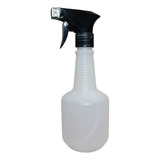 Conjunto Borrifador Pead 500ml C/ Gatilho Preto - Kit 18un