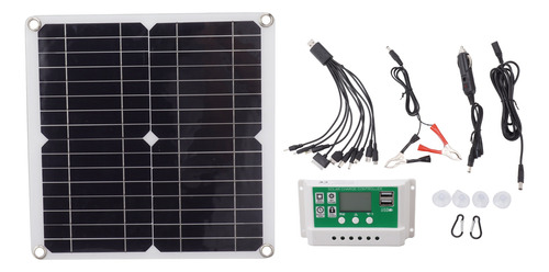 Kit De Controlador De Panel Solar Con Batería De Litio De Ác