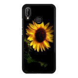 Funda Protector Para Huawei Girasol Flores Moda Mujer 02 N