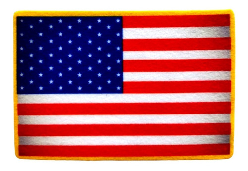 Parche Bandera Estados Unidos Pega Con Plancha