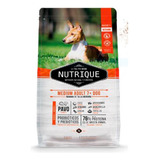 Alimento Nutrique Ultra Premium Medium Adult +7 Para Perro Adulto De Raza Mediana Sabor Pavo En Bolsa De 12kg