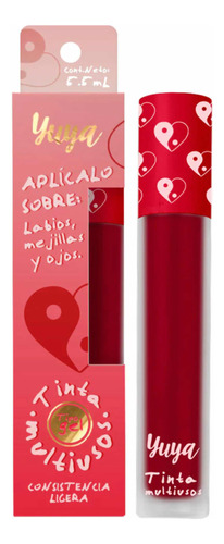 Labial Tinta Multiusos Yuya (labios, Mejillas Y Párpados)