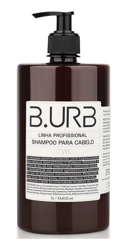 Shampoo Westwood Profissional Bancada Barbearia 1l B.urb