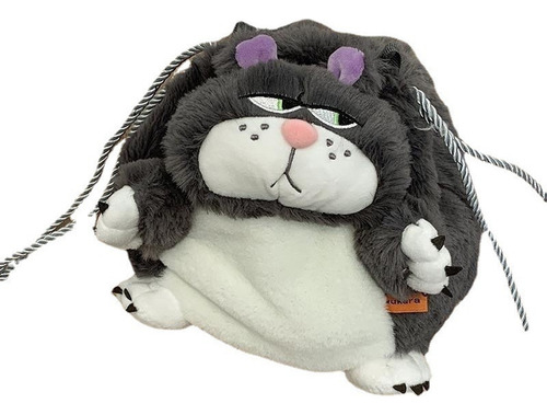 Mochila Figura De Felpa De Gato Cenicienta Lucifer, 20 Cm