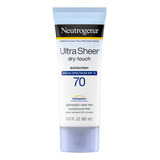 Neutrogena Ultra Sheer Dry-touch Sunscreen Lotion, Spf 70 Fa