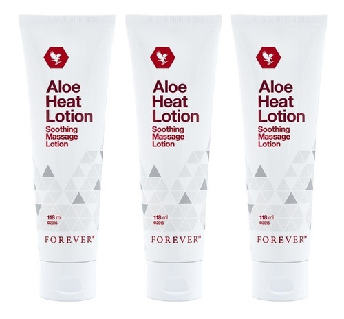 3 Aloe Heat Lotion, Envío Gratis (crema Caliente Forever) 