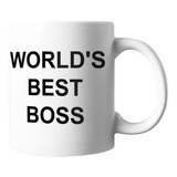 Taza De Ceramica The Office World's Best Boss Micheal Scott