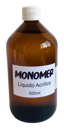 Líquido Acrílico Monomer 500 Ml - Unhas Porcelana