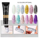 Uñas Luminosas Con Polygel Glitter Rosalind X 15 Ml