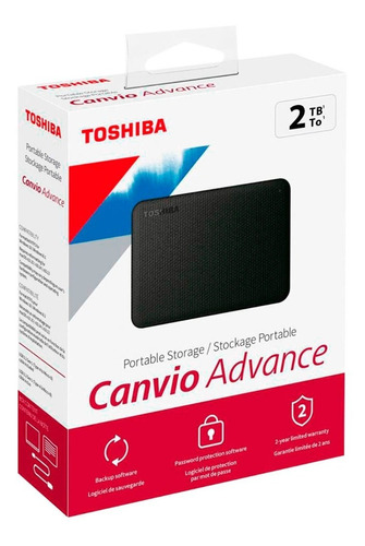 Disco Duro Toshiba 2tb Canvio Advance- Boleta/factura