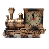 Reloj Despertador Digital Antiguo Tren Locomotora Elegante