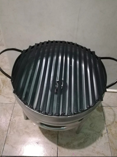 Asador Barril Acero 