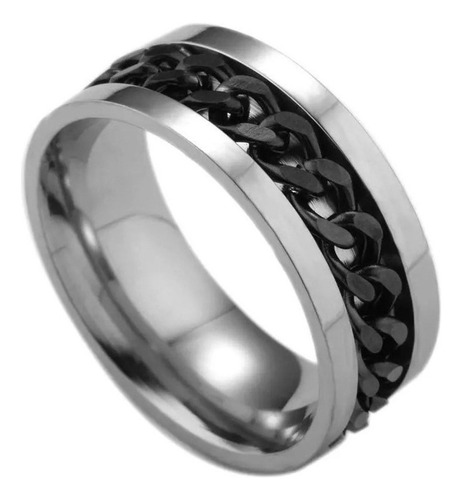 Anillos Para Parejas Novios Amantes Esposos Amor Color Negro