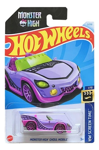 Hot Wheels Monster High Ghoul Mobile Original Coleccionable