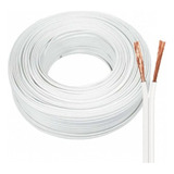 Cable Paralelo Bipolar Blanco 2 X 0.50 Mm X 100m Kalop