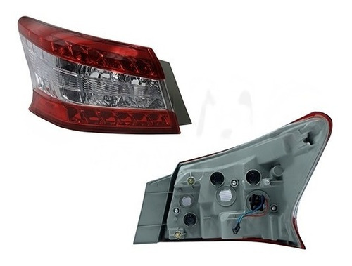 Calavera Nissan Sentra 2013 Al 2016 Izquierda Chofer De Leds