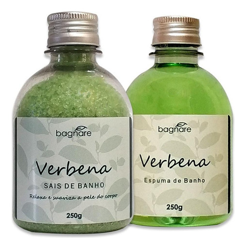 Sais E Espuma De Banho Banheira Hidromassagem Verbena 250ml