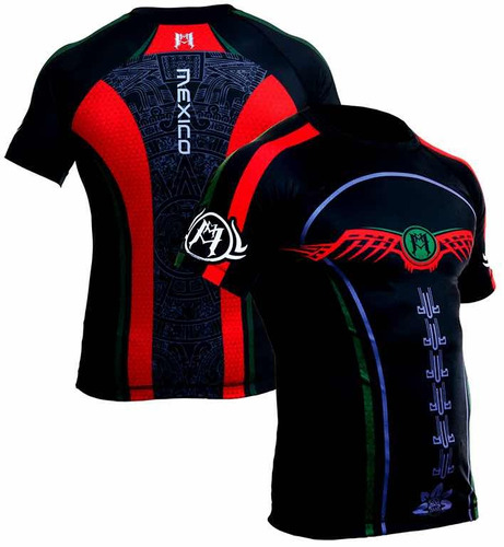 Rashguard Mmachines México Ss Short Sleeve Mma Bjj Talla L