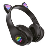 Auriculares Headset Orejas Gato Rgb Vincha Bluetooth Mic