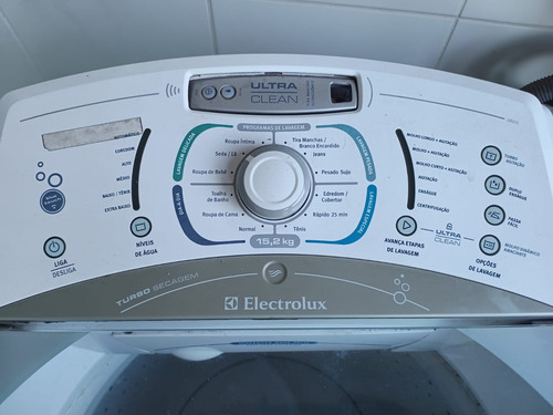 Lavadora De Roupas Electrolux 15 Kg Blue Touch Ultra Clean.