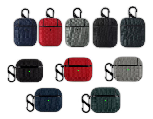 Carcasa Funda Nylon Shockproof Para AirPods 1/2/3/pro/pro2/+