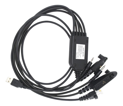 Cable De Programación Usb 5 En 1 Para Motorola Ex600