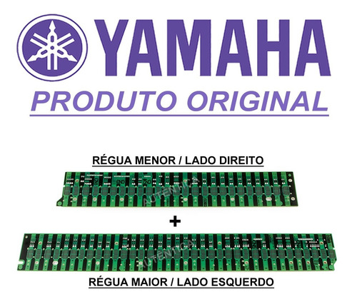  Par De Réguas Teclado Yamaha Menor/ Maior Psrs500,psrs550
