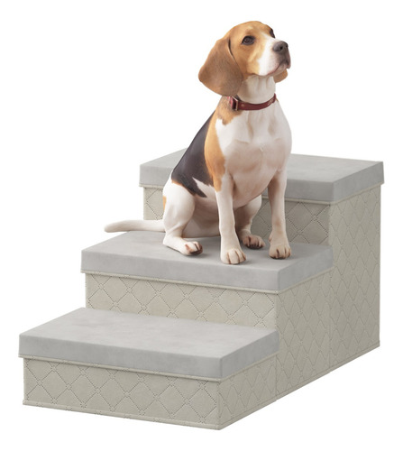 Escaleras Para Perros De Mascotas Caja Almacenamiento 3 Niv