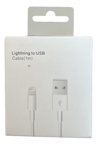 Cable Cargador Usb A Lightning 1 Metro Para iPhone 