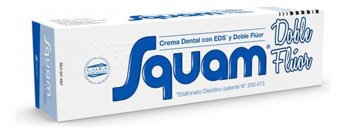 Squam Doble Fluor Crema Dental 60g Squam Doble Fluor Crema - Unidad - 1 - 60 G