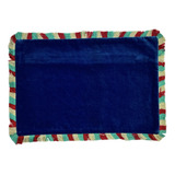 Funda De Flecos Velvet Para Cojín 30 X 45 Cm Azul