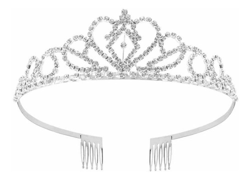 Nodg Tiaras De Plata Para Nias Tiaras Y Coronas De Cristal P