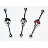 Piercing Calavera Skull Cráneo Strass Wizard Argentina