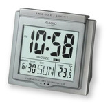 Reloj Despertador Casio Dq750 Termómetro Y Calendario