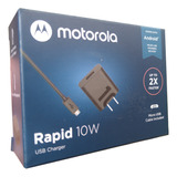 Cargador Motorola Original 10w G8 Power E5 E6 E7 Play Nuevo