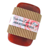 Jabón Artesanal De Rosas Y Miel. 120 Gr - g a $125