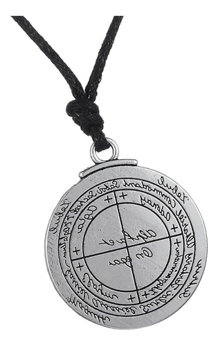 Solomon Seal Pendant Protection Colar De Amuleto De Riqueza