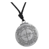 Solomon Seal Pendant Protection Colar De Amuleto De Riqueza