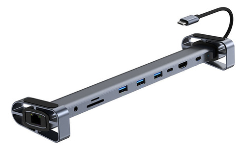 Adaptador Usb C Hub C A Conector De Audio De 3,5 Mm Compatib