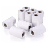 50 Rollos Papel Térmico Impresora 58mm Mini Pos 57mm X 20mm