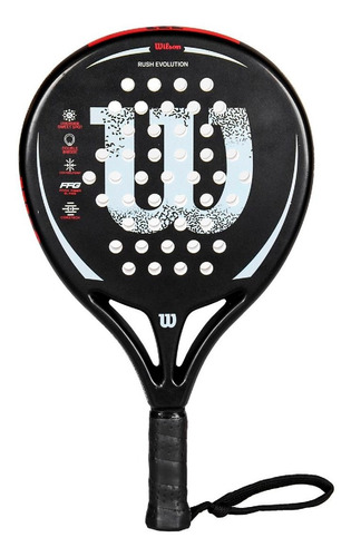 Paleta Padel Wilson Rush Evolution  Redonda 38mm 370grs