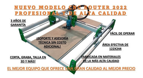 Router Cnc Pro 122x244 Envío Gratis/vectores/msi!!