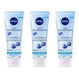 Gel Facial Esfoliante Nivea Refrescante 75ml - Kit C/ 3un