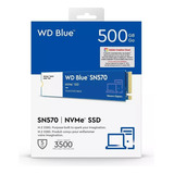 Ssd Wd Blue Sn570 500 G M.2 2280 Pcie3.0 Nvme