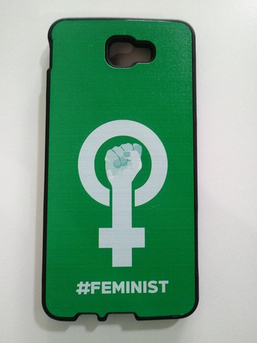 Funda Verde Feminista Compatible Con Samsung J7 Prime