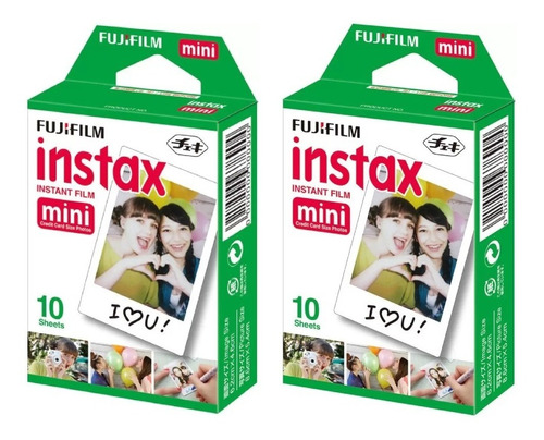 Filme Instax Mini 8 Fuji - 20 Fotos